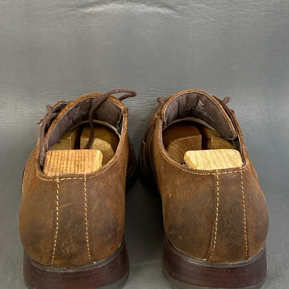 RJ COLT ‘ALL NIGHT’ suede leather Oxford shoes mens size  10.5